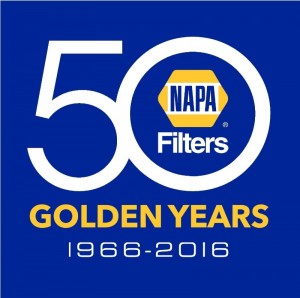 NAPA Filters 50 Golden Years Logo