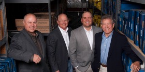 From left: Dick Hedahl, president and CEO of Hedahls; John Bartlett, executive chairman of APH; Corey Bartlett, president and CEO of APH; and Larry Lysengen, chief operating officer of Hedahls.