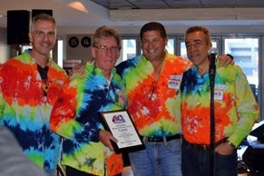 Left to right: Steve Yanofsky (Parts Authority), Terry Dolan (Centric Parts), Randy Buller (Parts Authority), Yaron Rosenthal (Parts Authority)