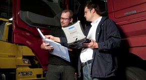 Technical training is a core element within WABCO University's comprehensive portfolio of training solutions, including computer-aided diagnosis of electronic vehicle control systems.