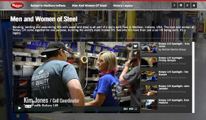Rotary Lift’s Raised in Madison campaign includes five new “Men and Women of Steel” videos that profile employees at the company’s North American manufacturing and assembly plants in Madison, Ind. In the videos, the workers describe the camaraderie on the plant floor and what Rotary Lift means to them.