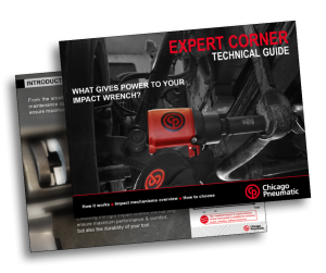 CPT8612 - Chicago Pneumatic has launched Expert Corner Technical Guides to help improve pneumatic tool performance and workplace