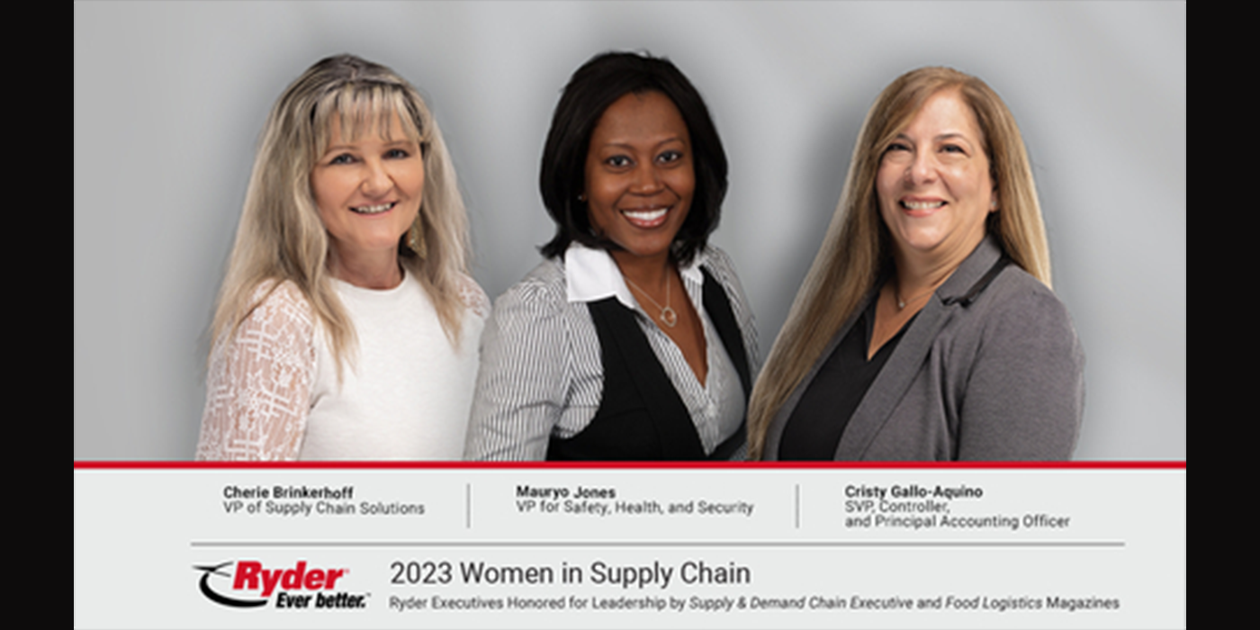 Ryder 2023 women in supply chain