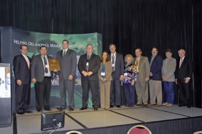 Gabriel receives the 2012 Oklahoma Governor's Manufacturing Leadership Award.