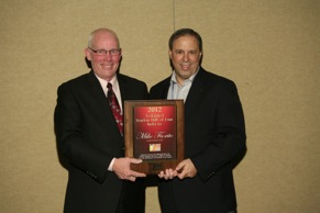 (L-R): Larry Pavey, president of Federated Auto Parts, and Mike Fiorito