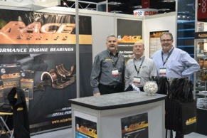Vehlewald, far right, at this year's PRI show.