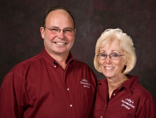 Kevin and Patti Leiby are owners of Leiby Automotive Service, LLC, Millersburg, Mo. Kevin Leiby was recently awarded ASA's highest honor for membership recruitment efforts. 
