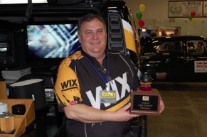 Chili cook-off champion, Randy Buckingham, district manager for WIX Filters. 
