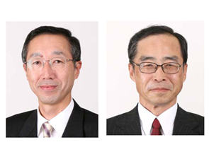 ADVICS executives Takahiro Goshima and Hiroshi Otsubo 